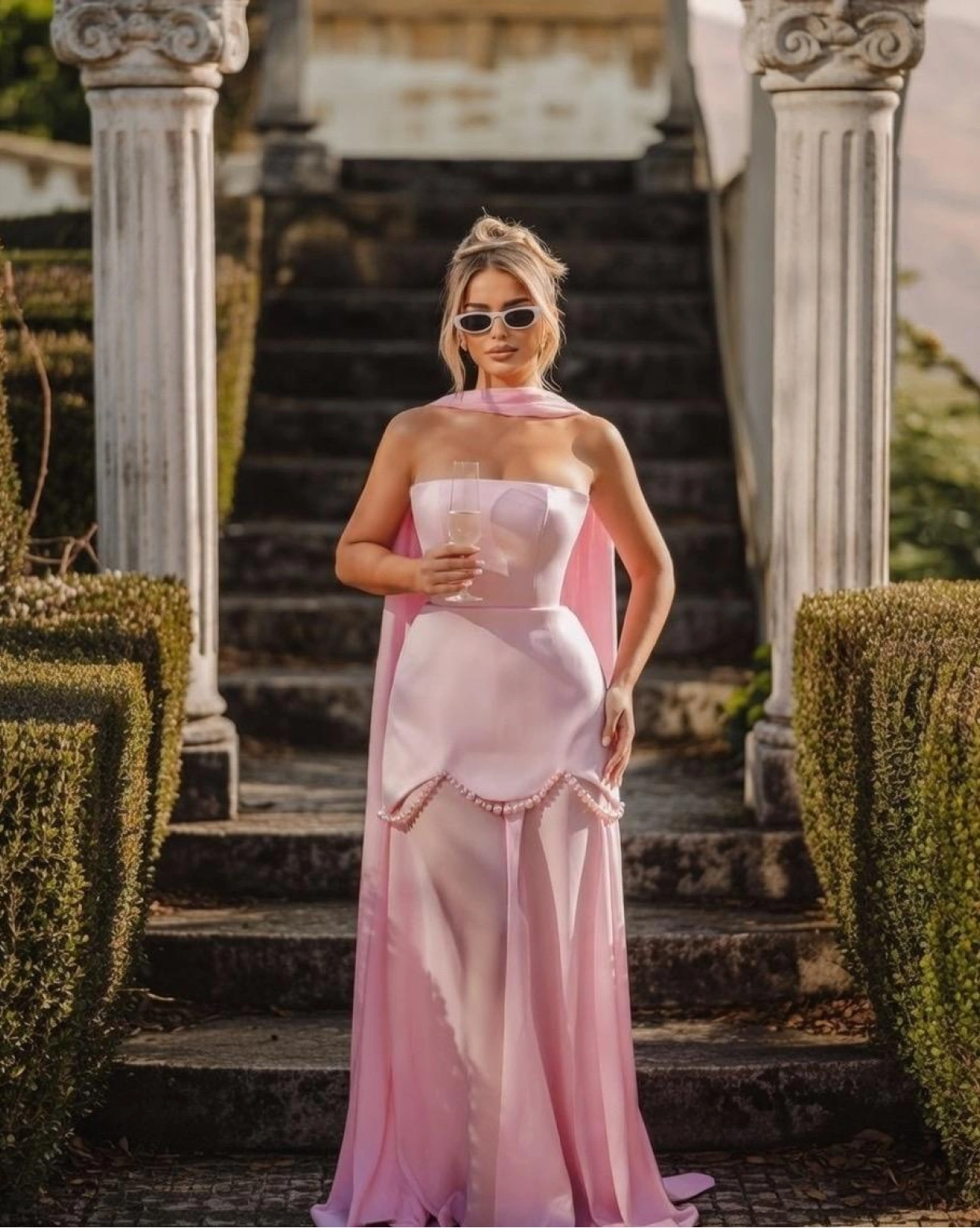 Рокля Tulum Розова