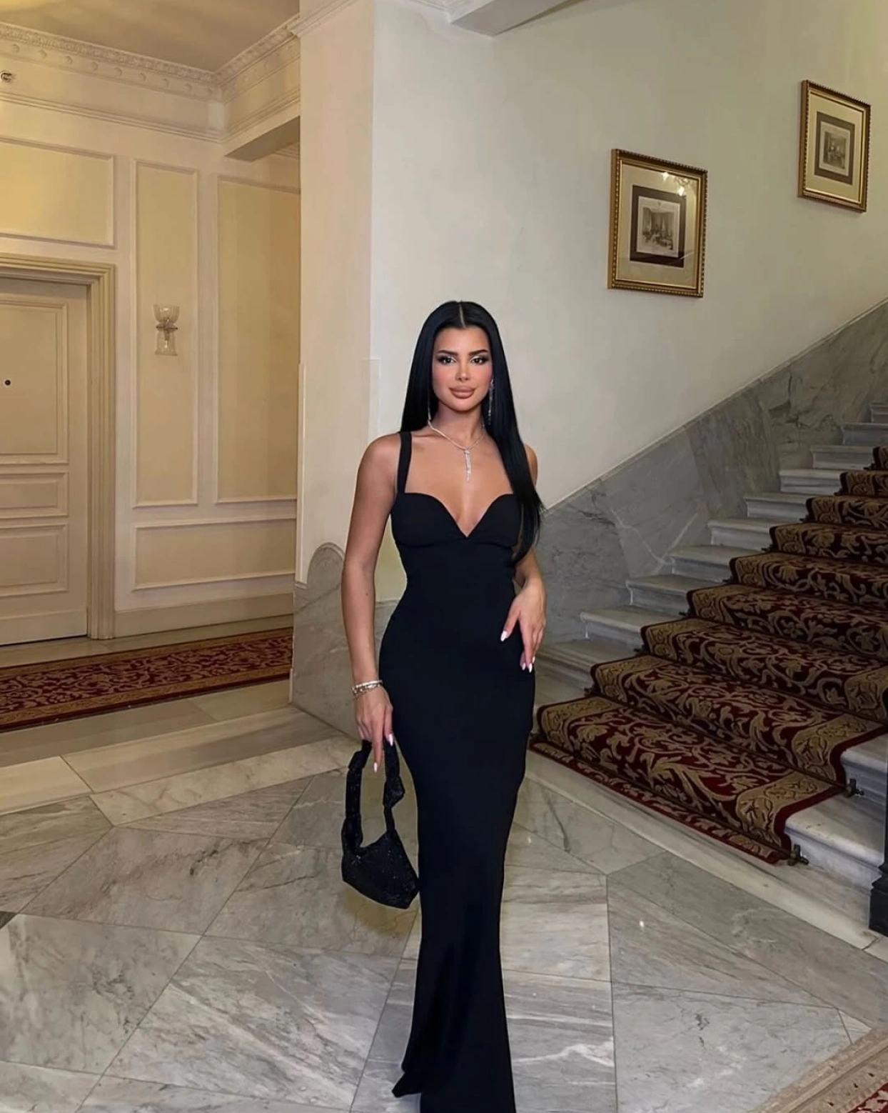 Рокля  Nicolle Черна