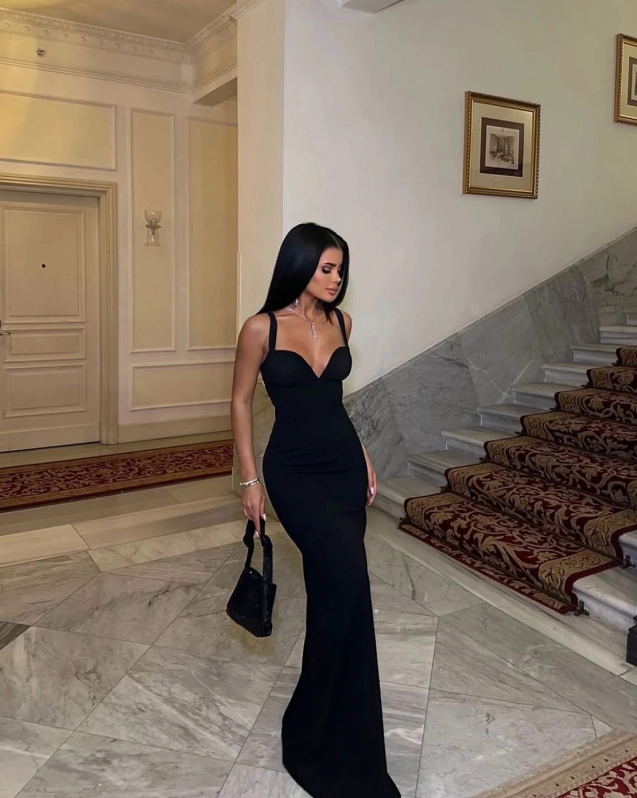 Рокля  Nicolle Черна