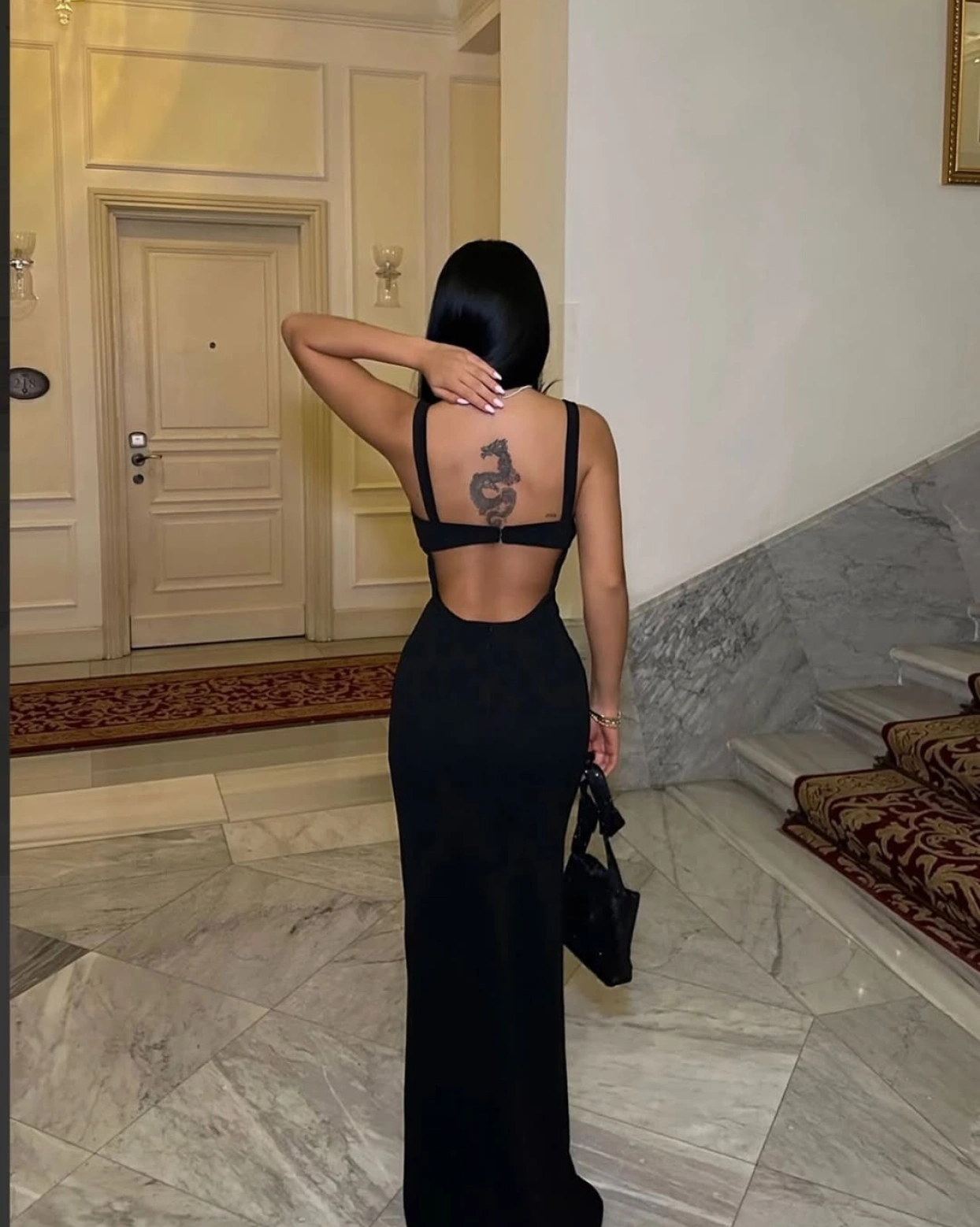 Рокля  Nicolle Черна