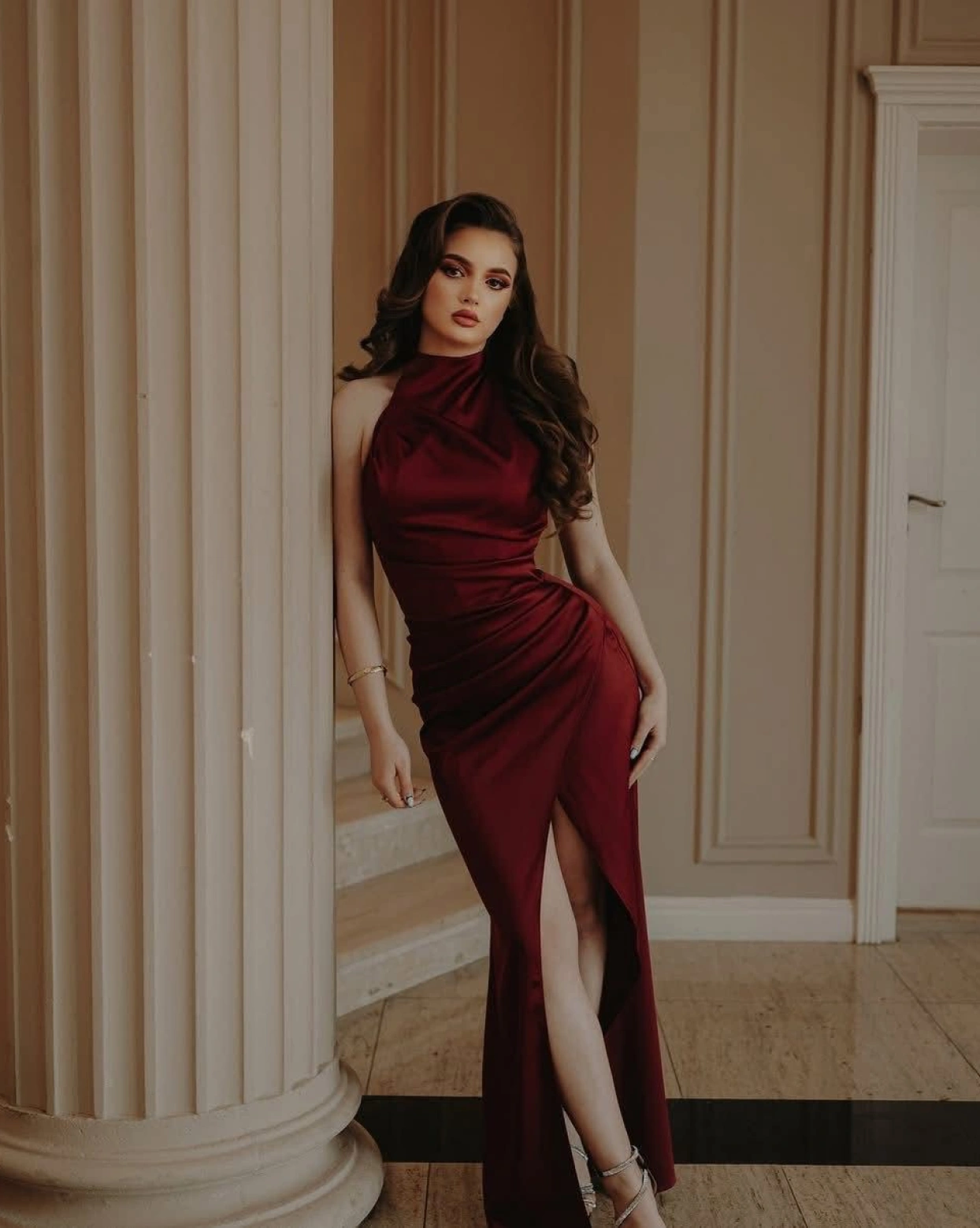 Рокля Lady Бордова