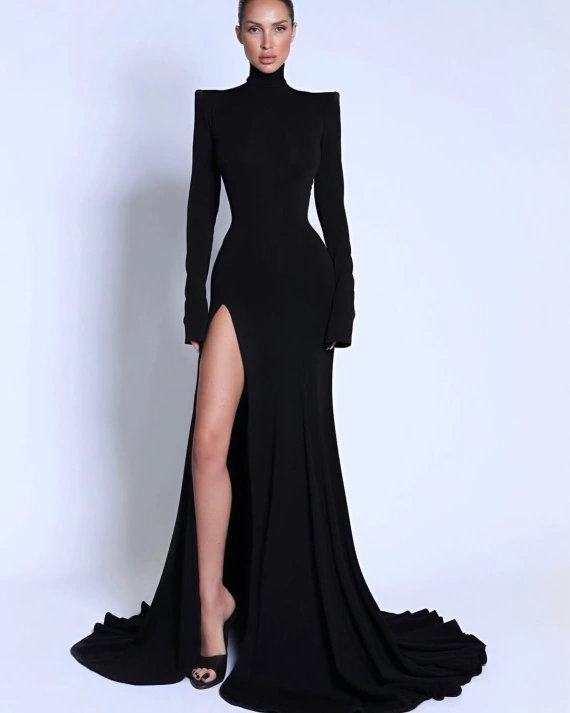 Дълга рокля Anelisse в черно