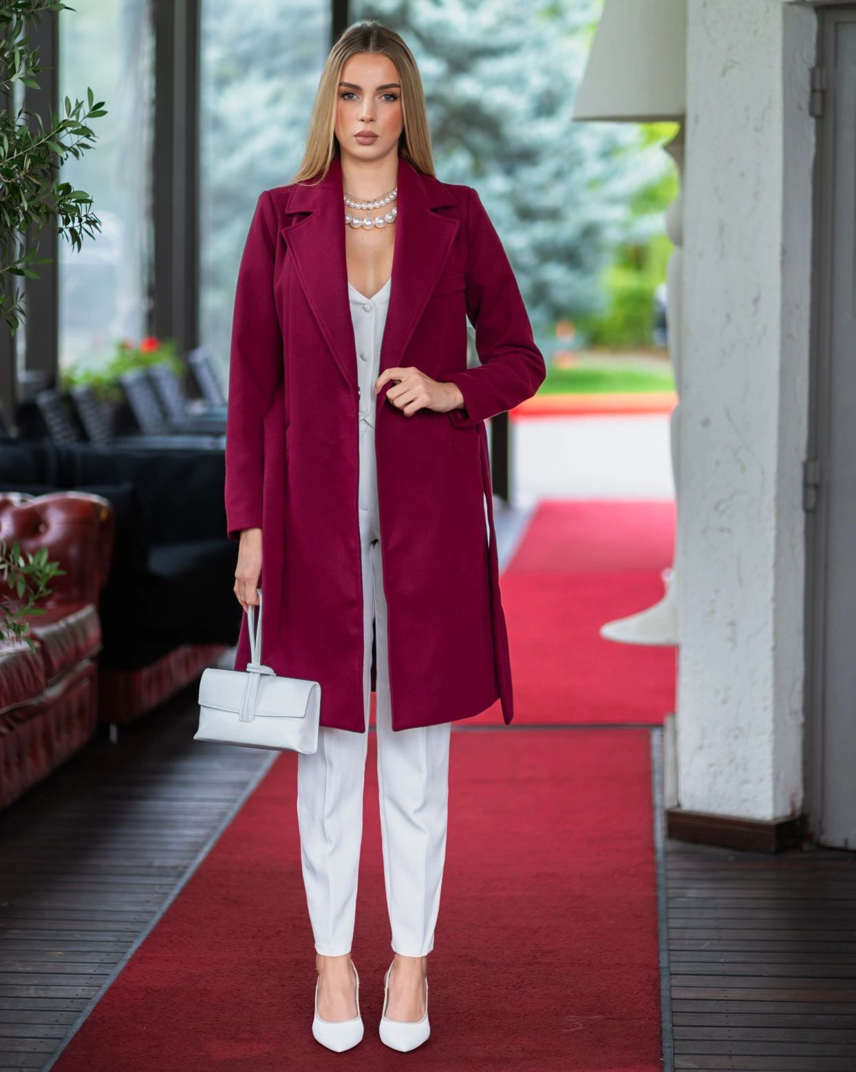 Палто Lady Бордо