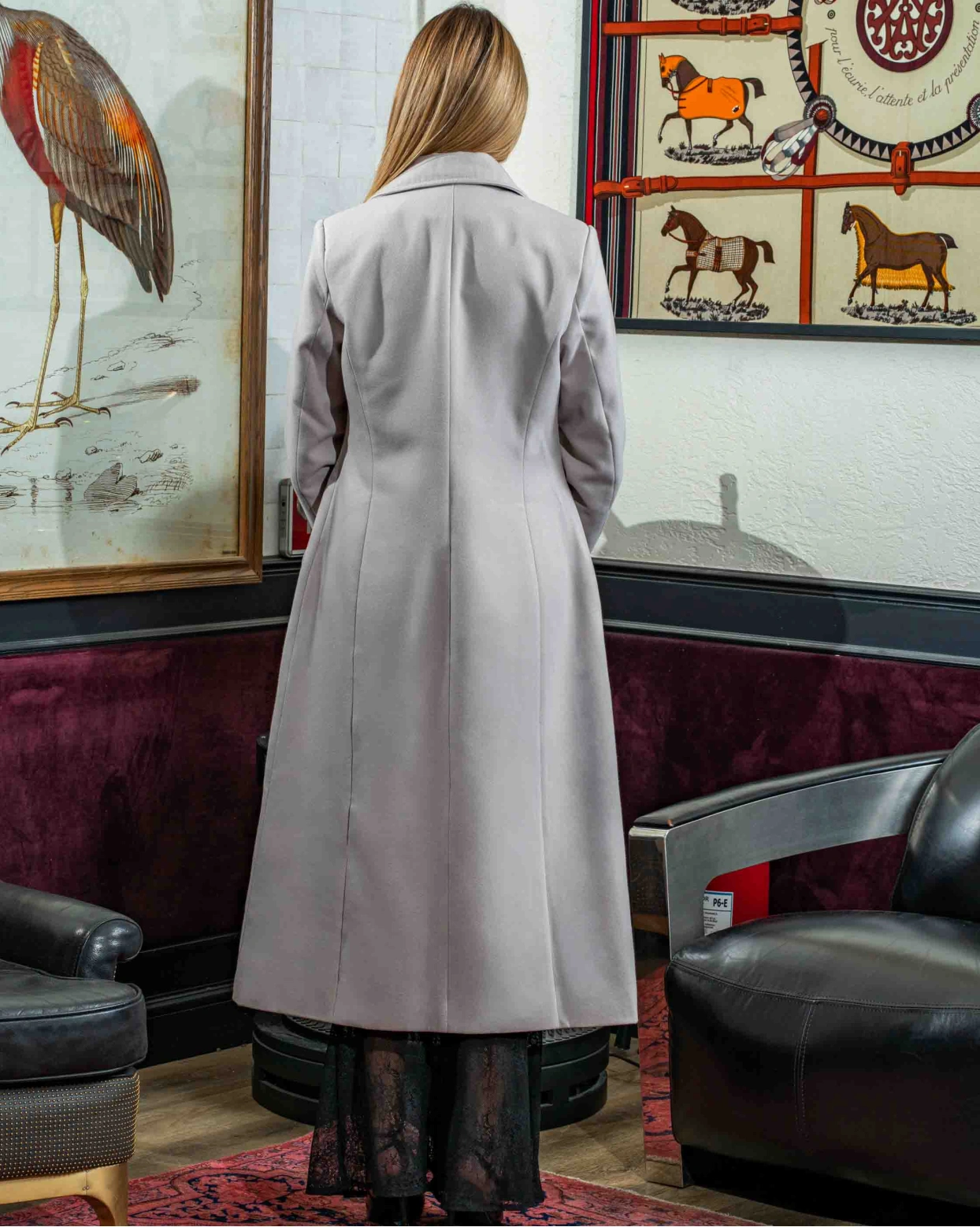 Палто Betty слонова кост