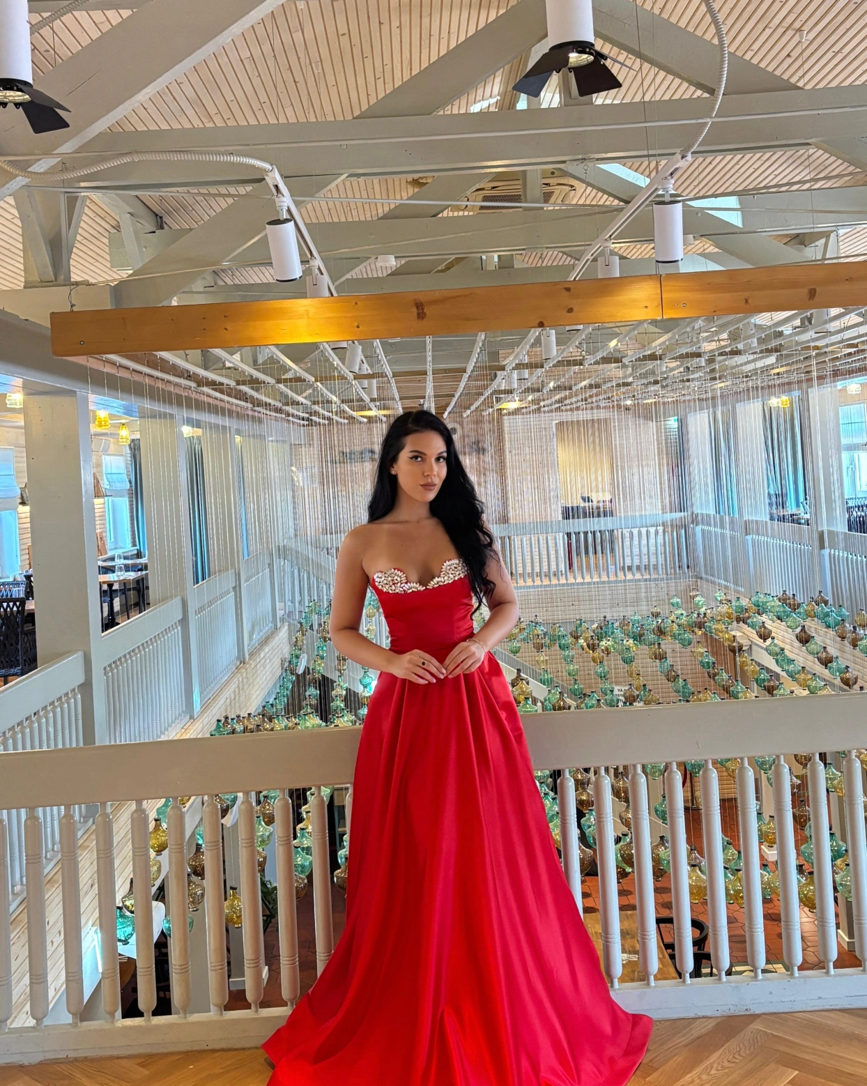 Рокля Cassia Червена