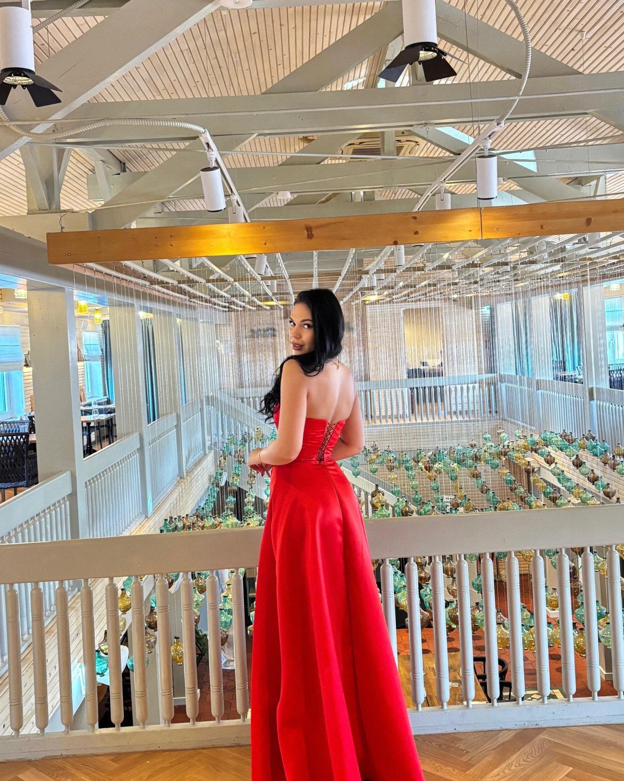 Рокля Cassia Червена