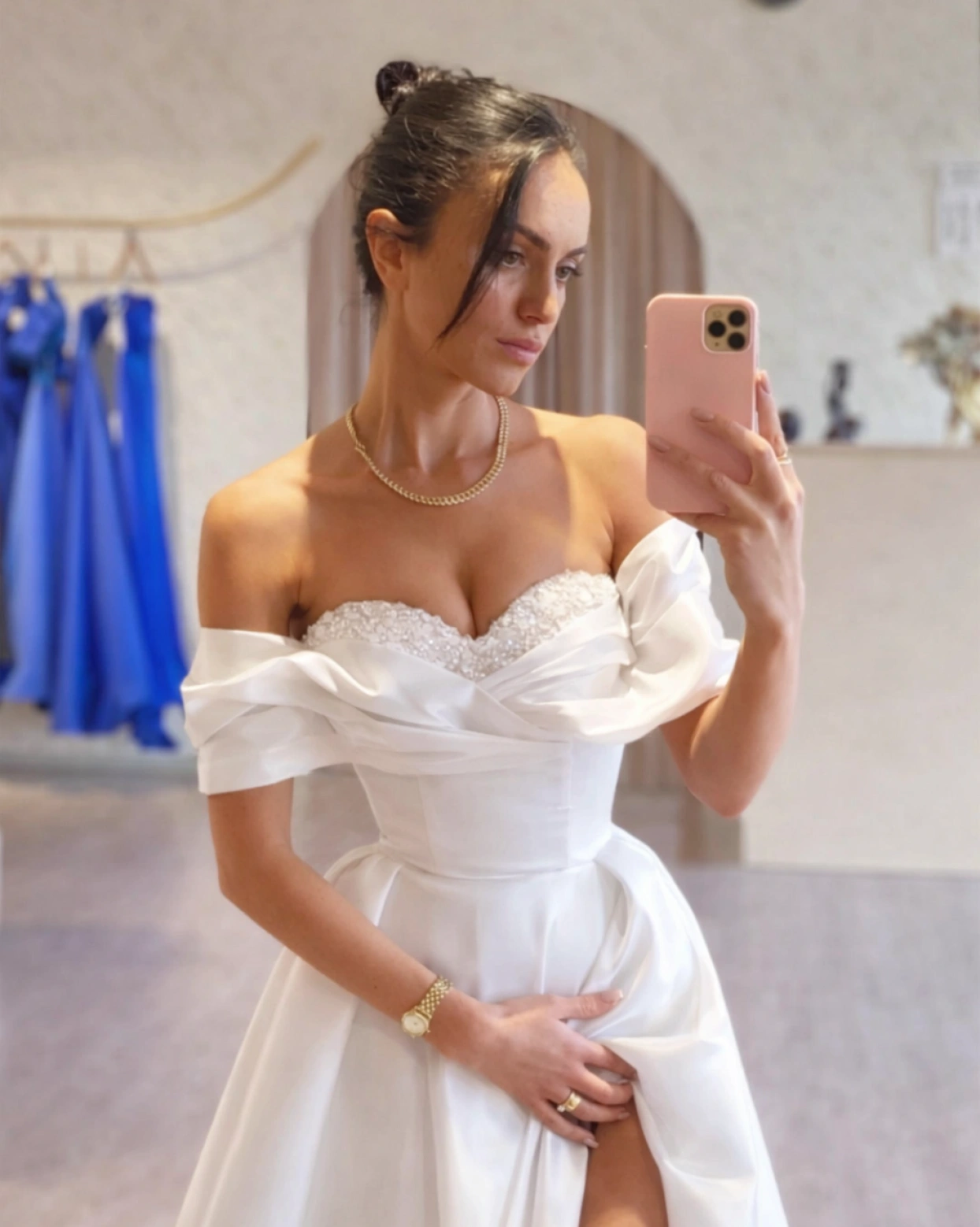 Рокля Caterina бяла