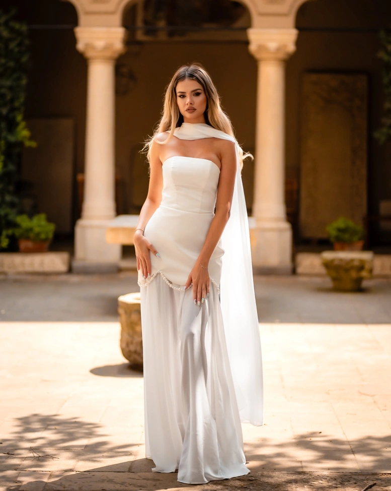 Рокля Tulum Бяла