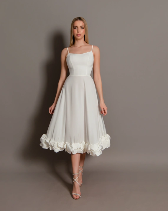 Рокля Juliana Бяла