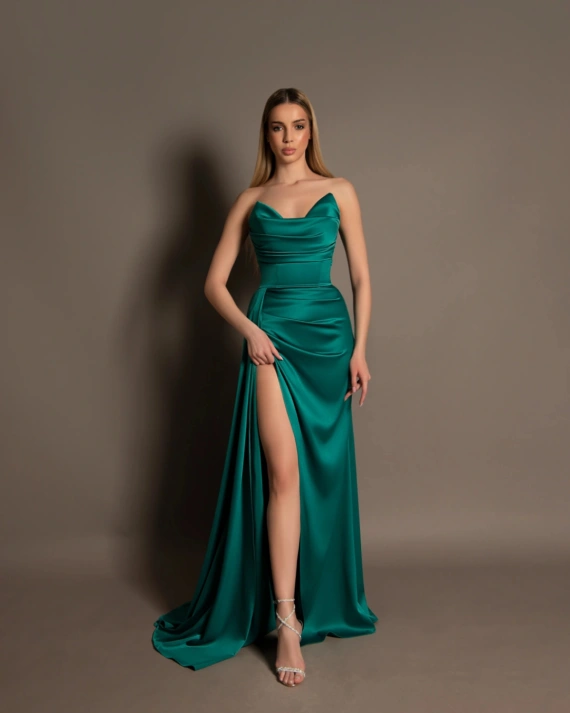 Рокля Silvie Зелена