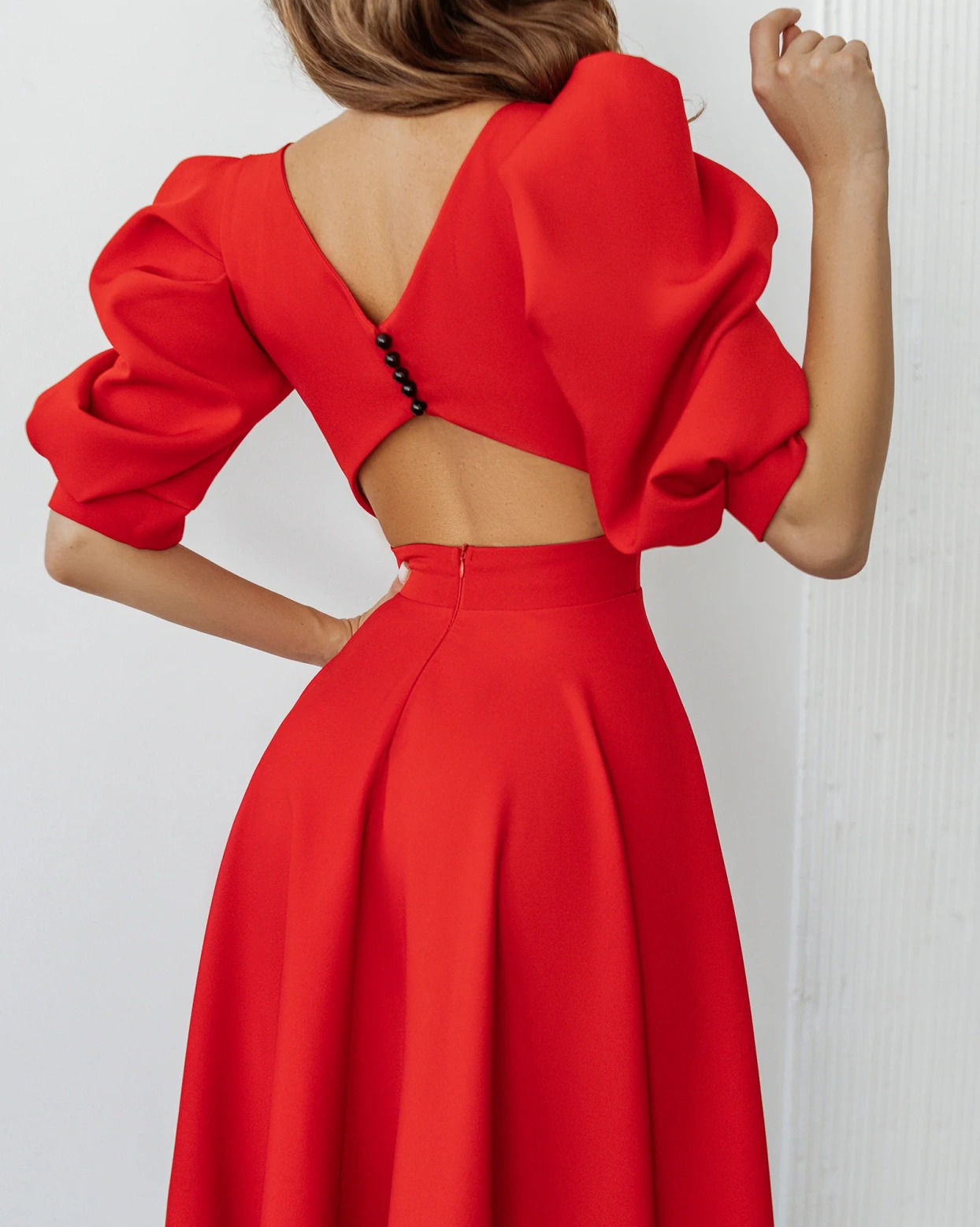 Рокля Elegance Червена