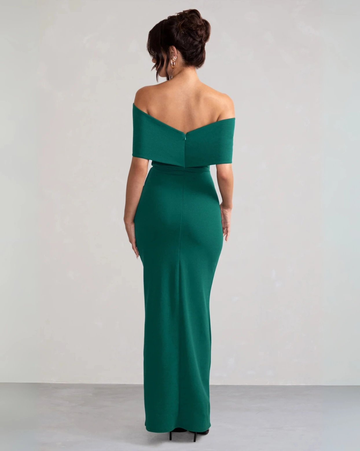 Рокля Celline Зелена