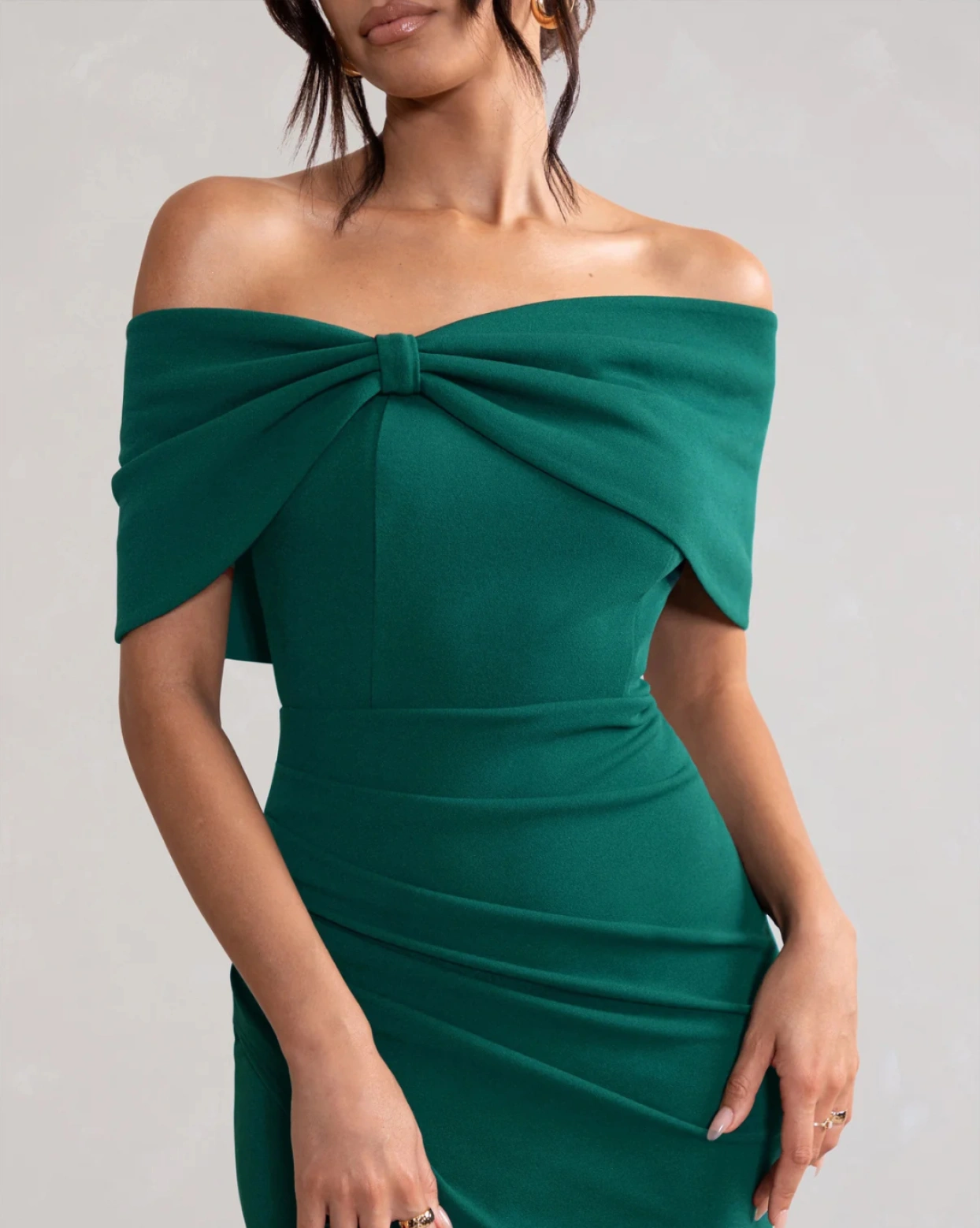 Рокля Celline Зелена