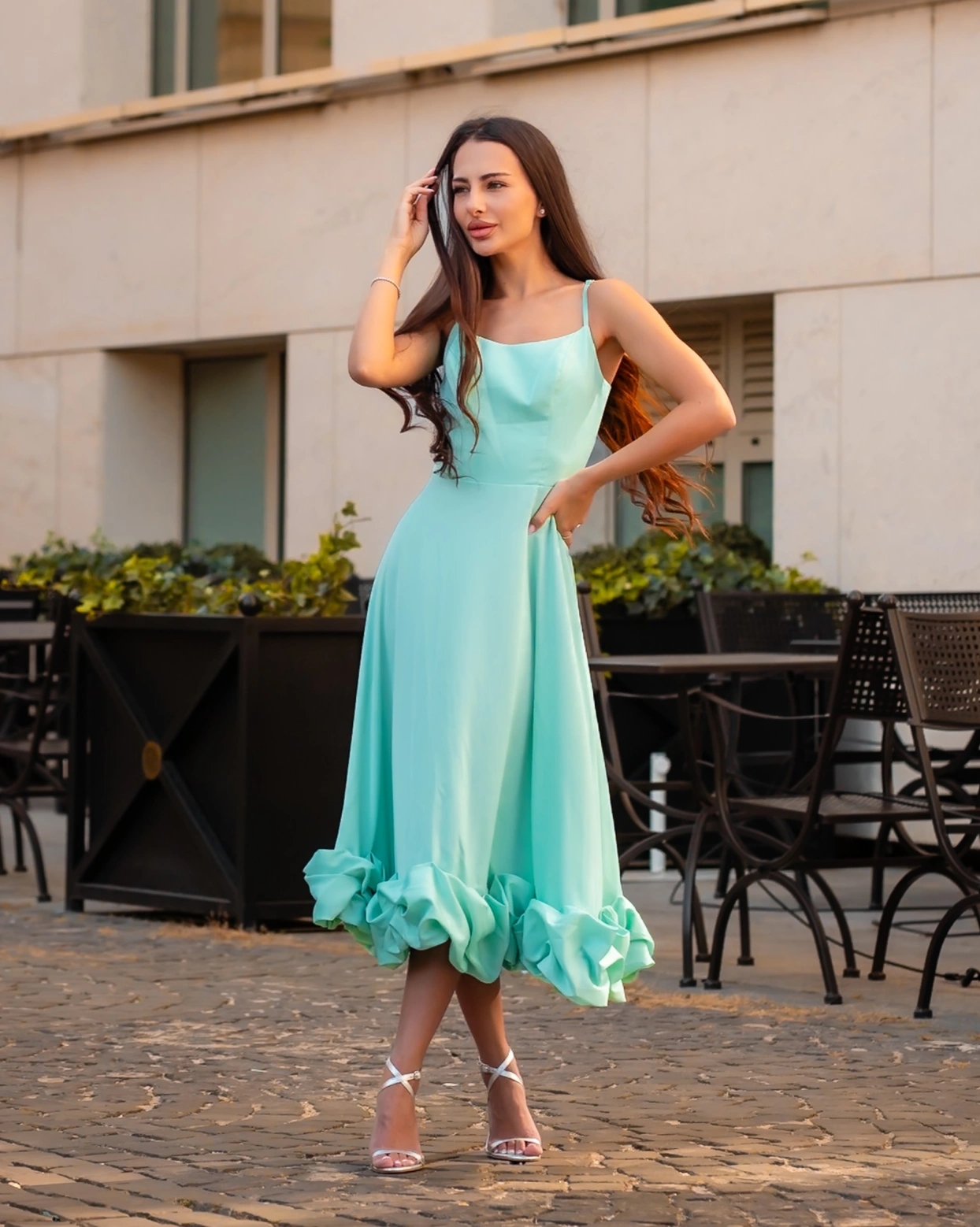 Рокля Juliana Ментова