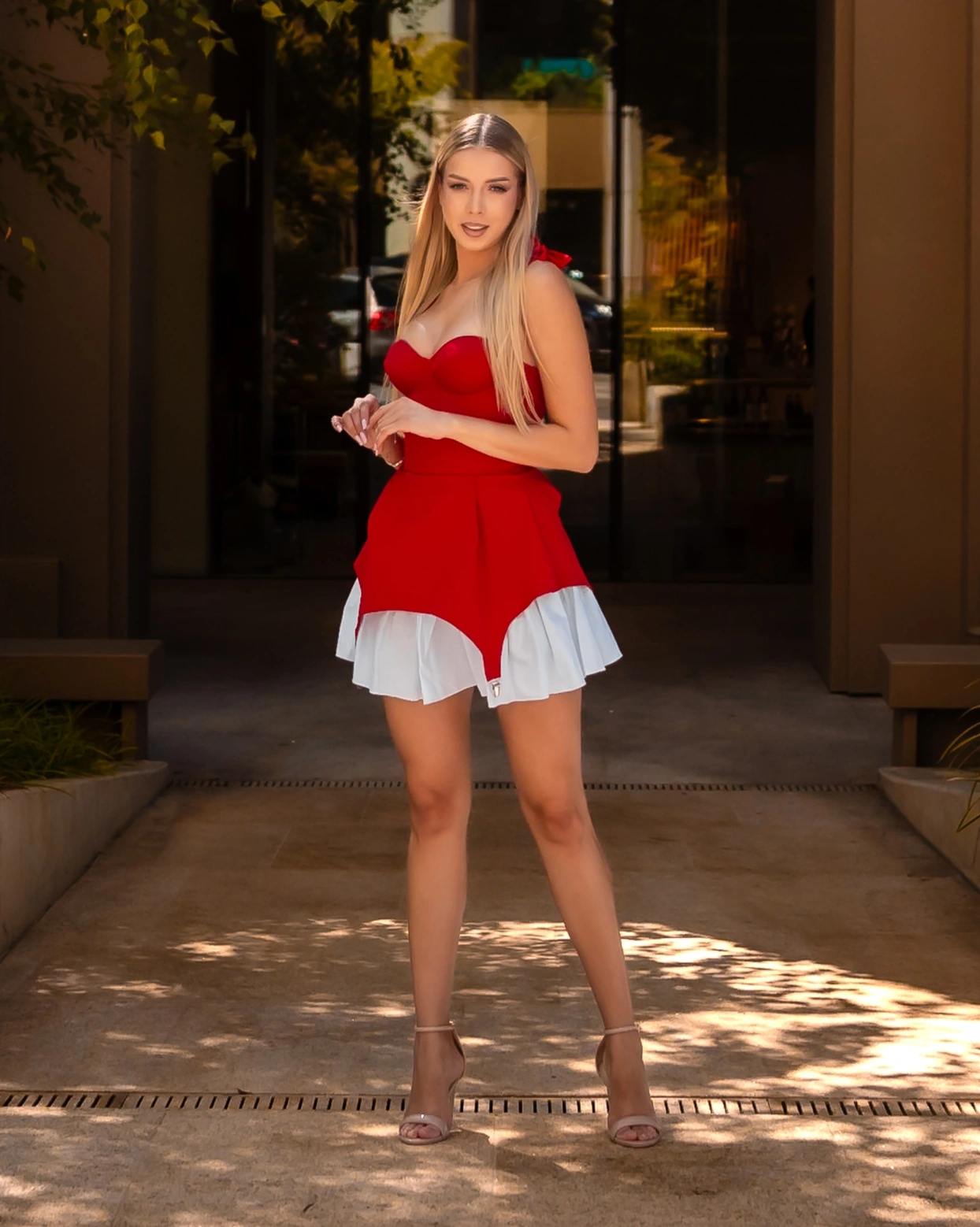 Рокля Loulou Червена