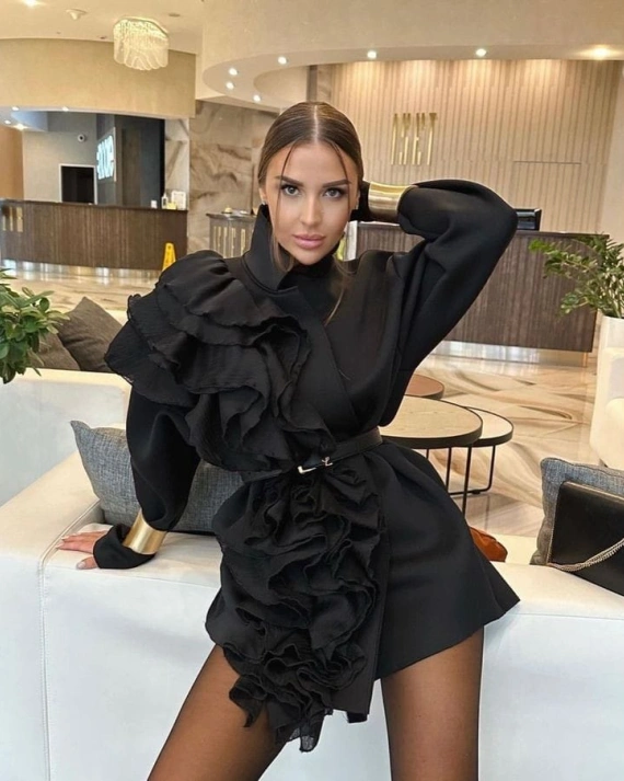 Рокля Fabia Черна