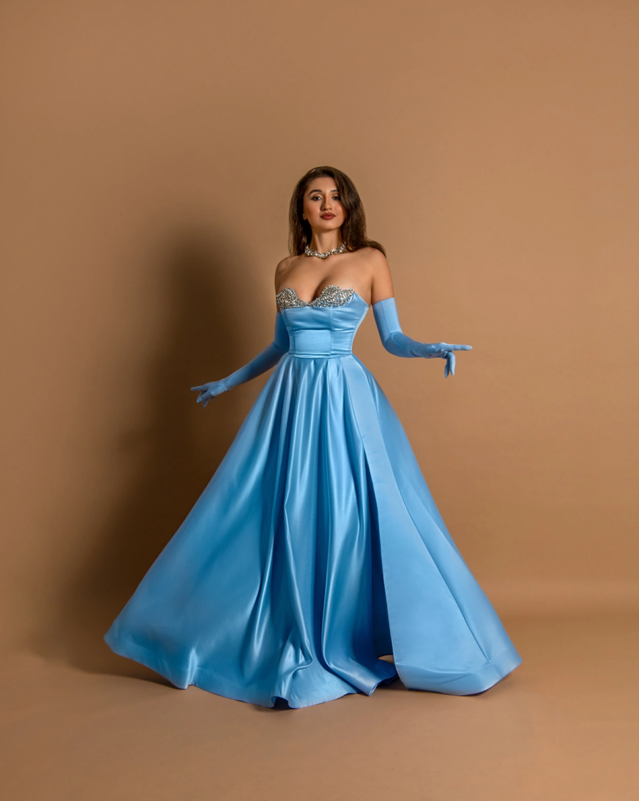 Рокля Cassia Светлосиня