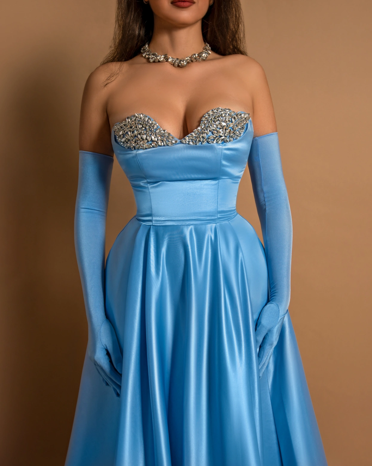 Рокля Cassia Светлосиня