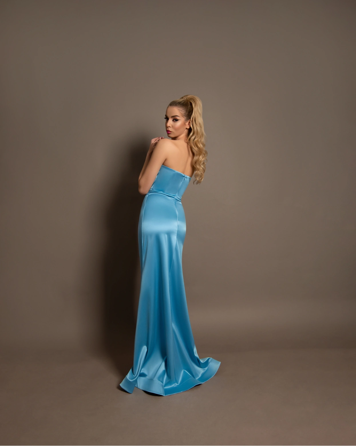 Рокля Sansa Светлосиня