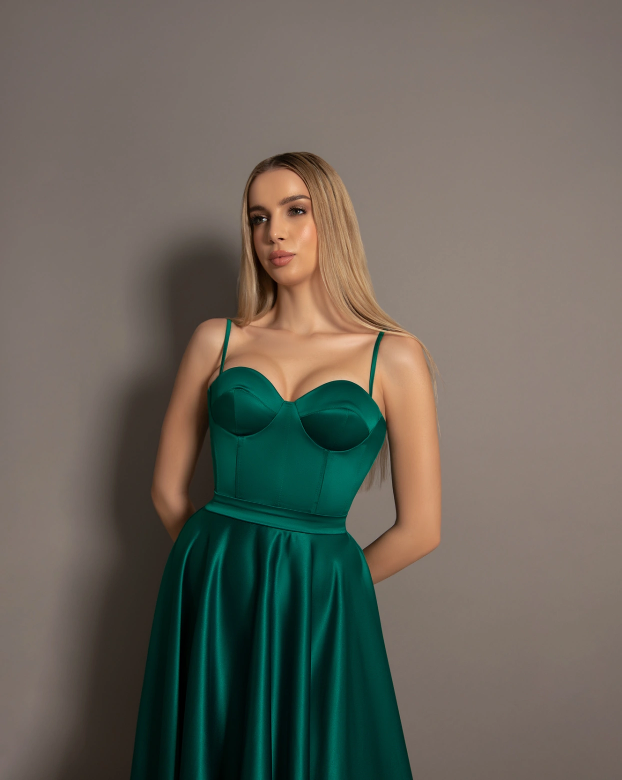 Рокля Holly Зелена