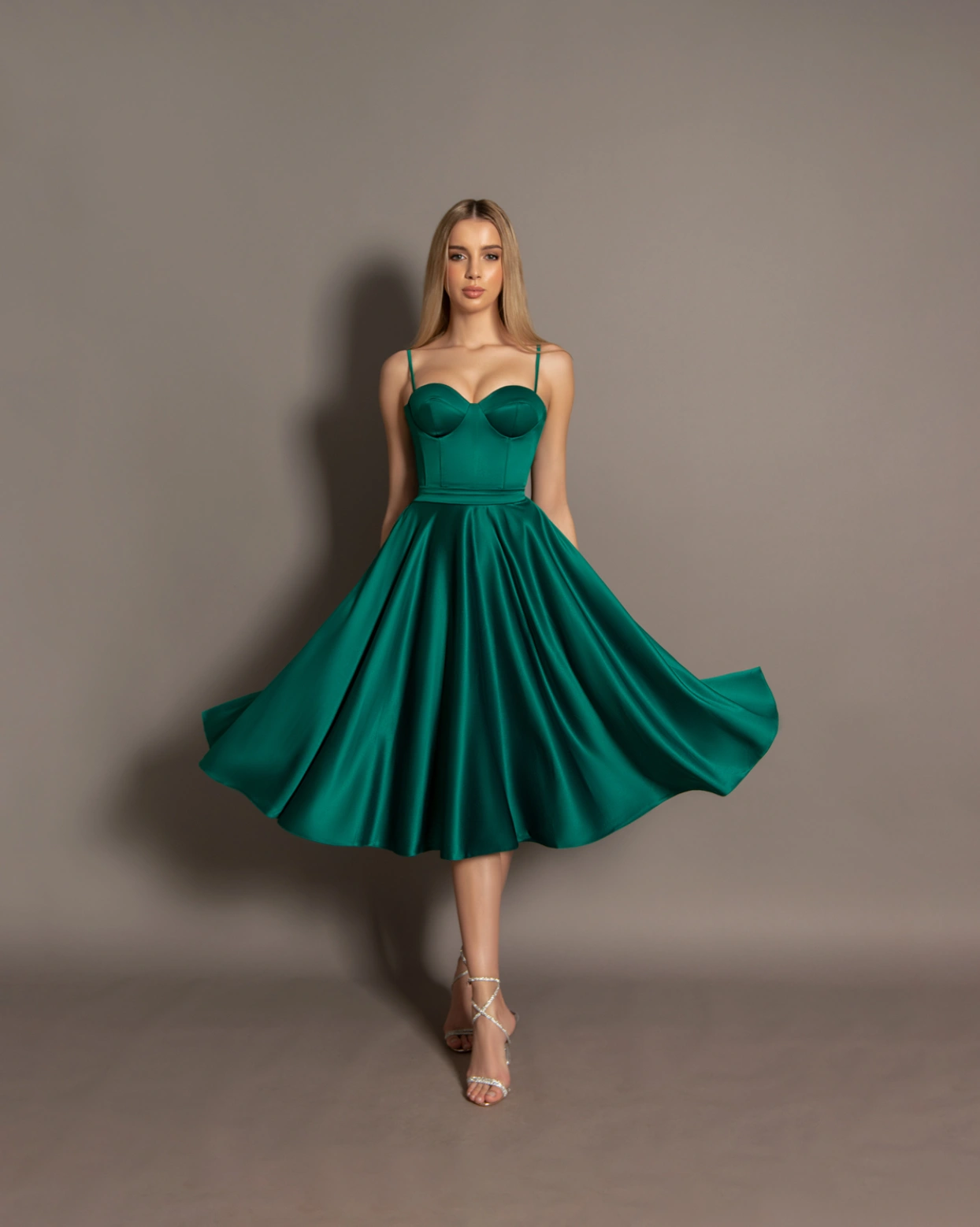 Рокля Holly Зелена