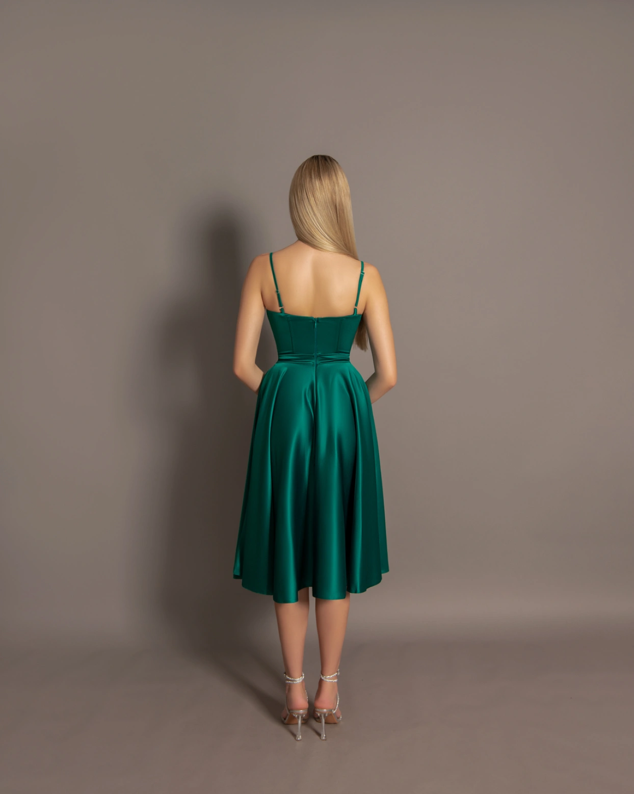 Рокля Holly Зелена