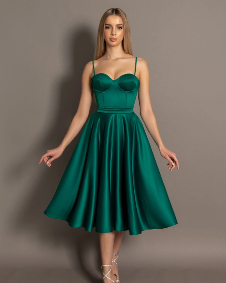 Рокля Holly Зелена