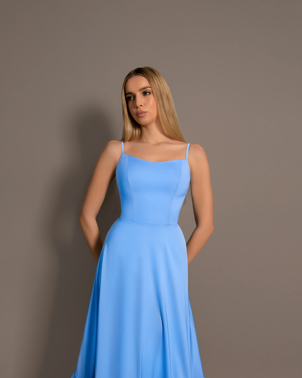 Рокля Juliana Светлосиня