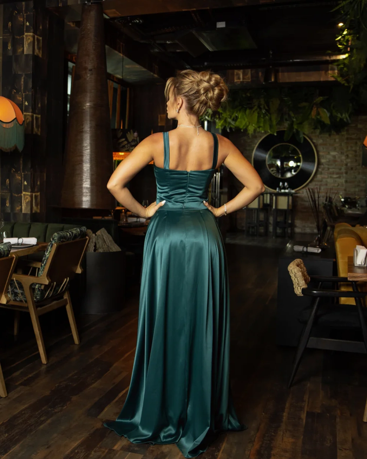 Рокля Ira Зелена