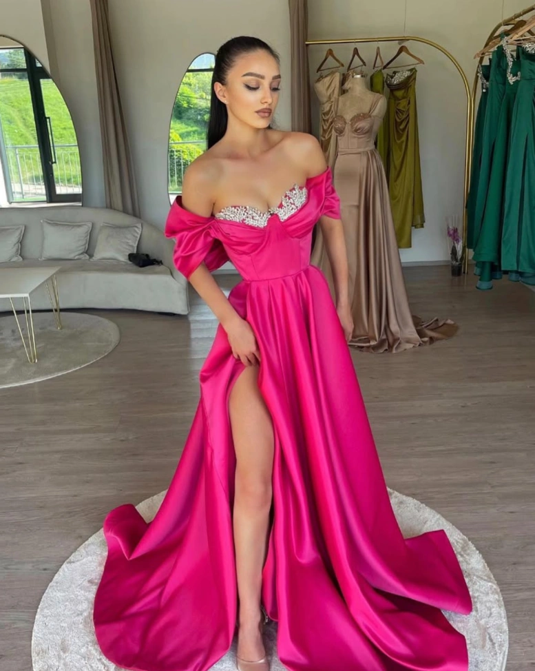 Рокля Allegra Фуксиева