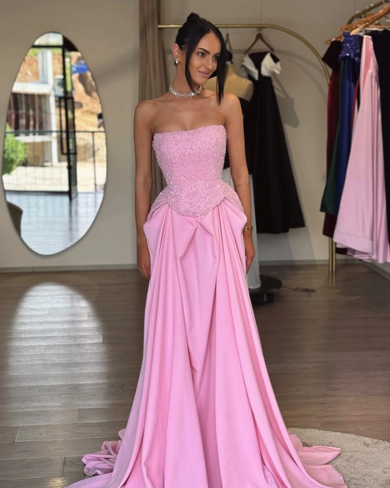 Рокля Capri Розова