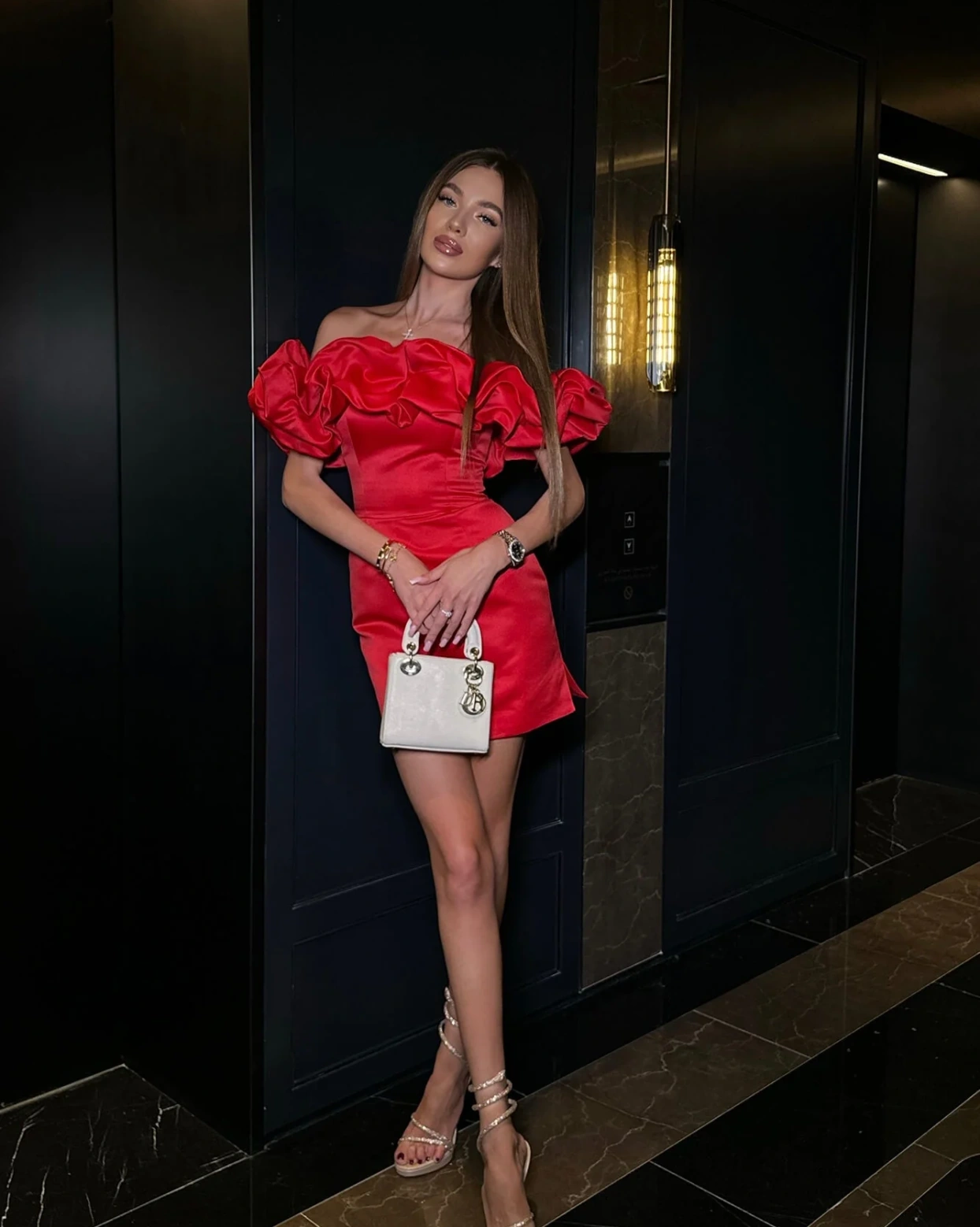 Рокля Julia Червена