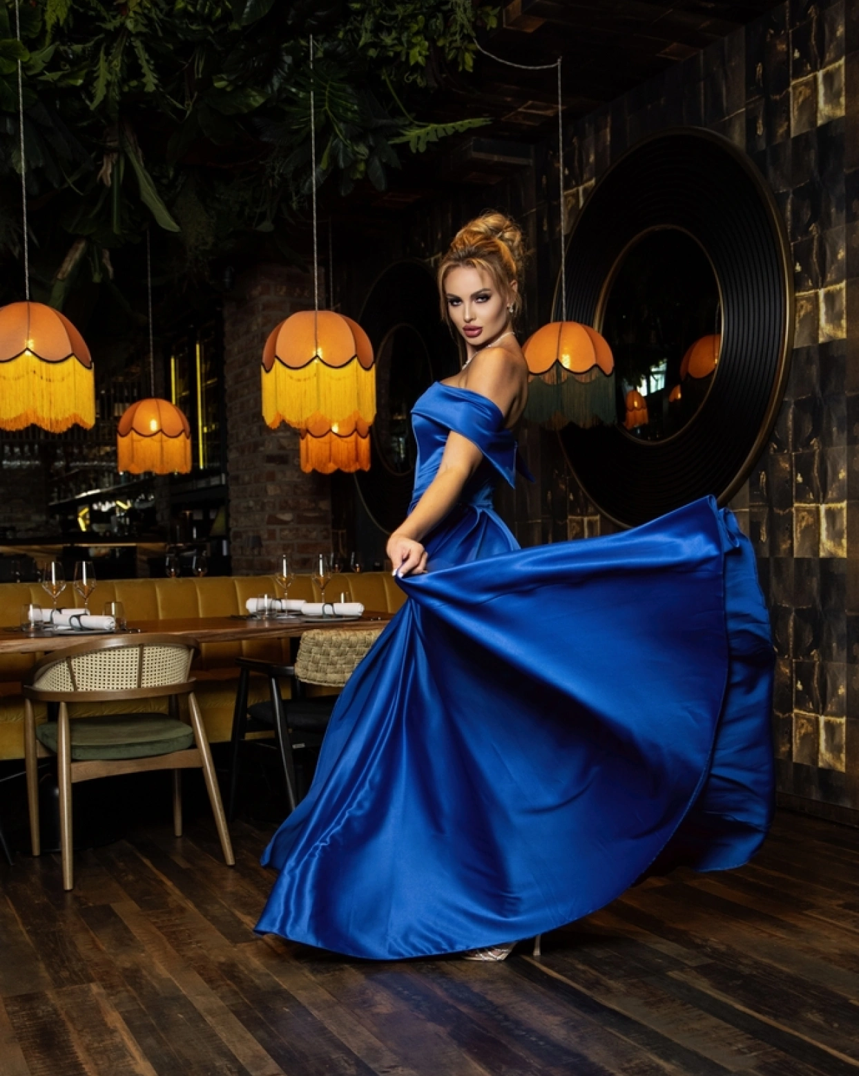 Рокля Lia Синя