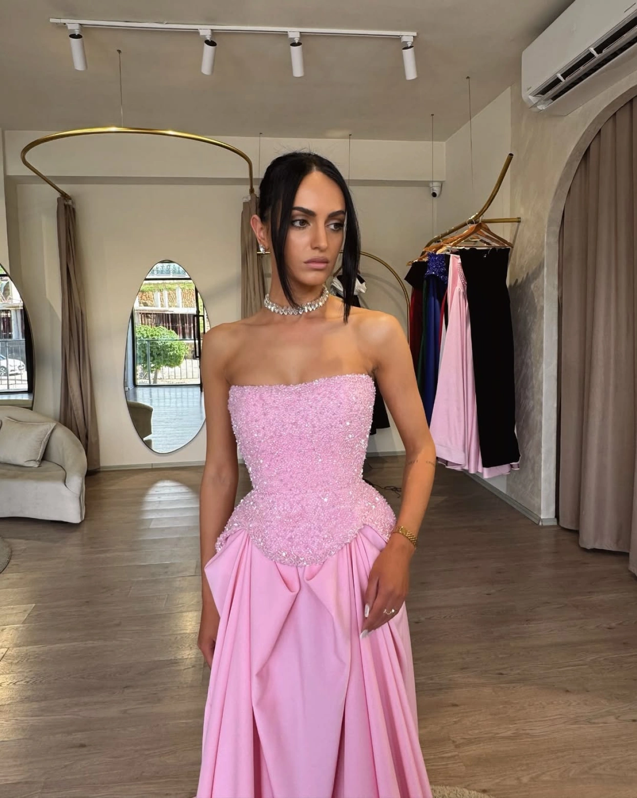 Рокля Capri Розова