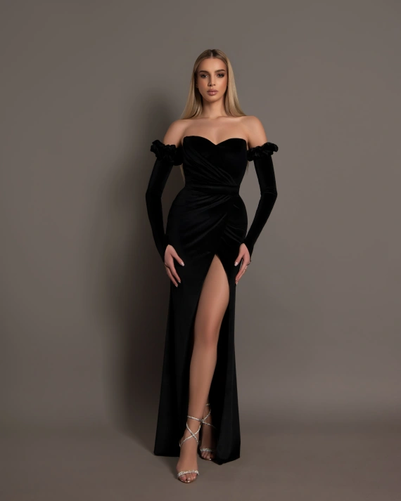 Рокля Jasmine Черна